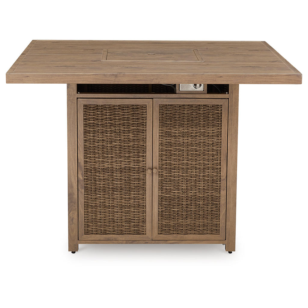 Walton Bridge Outdoor Bar Table and 4 Barstools Signature Design by Ashley® Uncategorized
