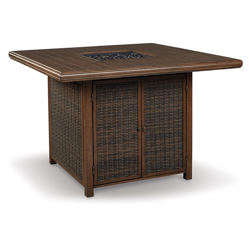 Paradise Trail Outdoor Counter Height Dining Table with 6 Barstools Signature Design by Ashley® Uncategorized