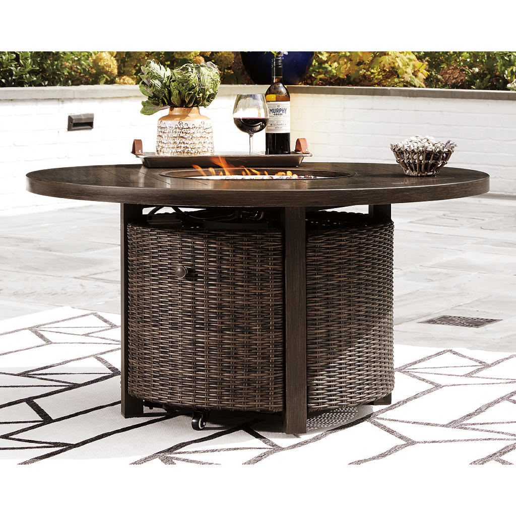 Paradise Trail Fire Pit Table Signature Design by Ashley® Outdoor