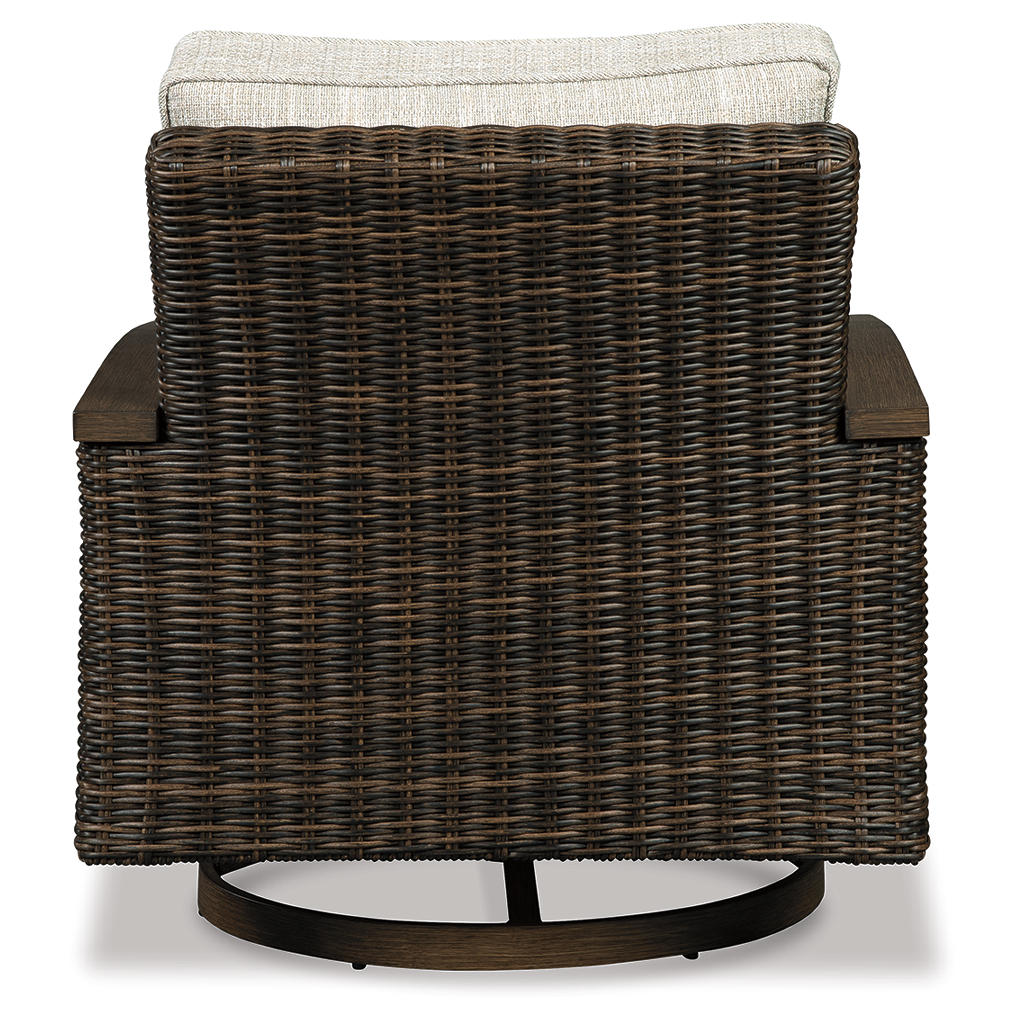 Paradise Trail Outdoor Loveseat, Fire Pit Table and 2 Lounge Chairs Signature Design by Ashley® Uncategorized