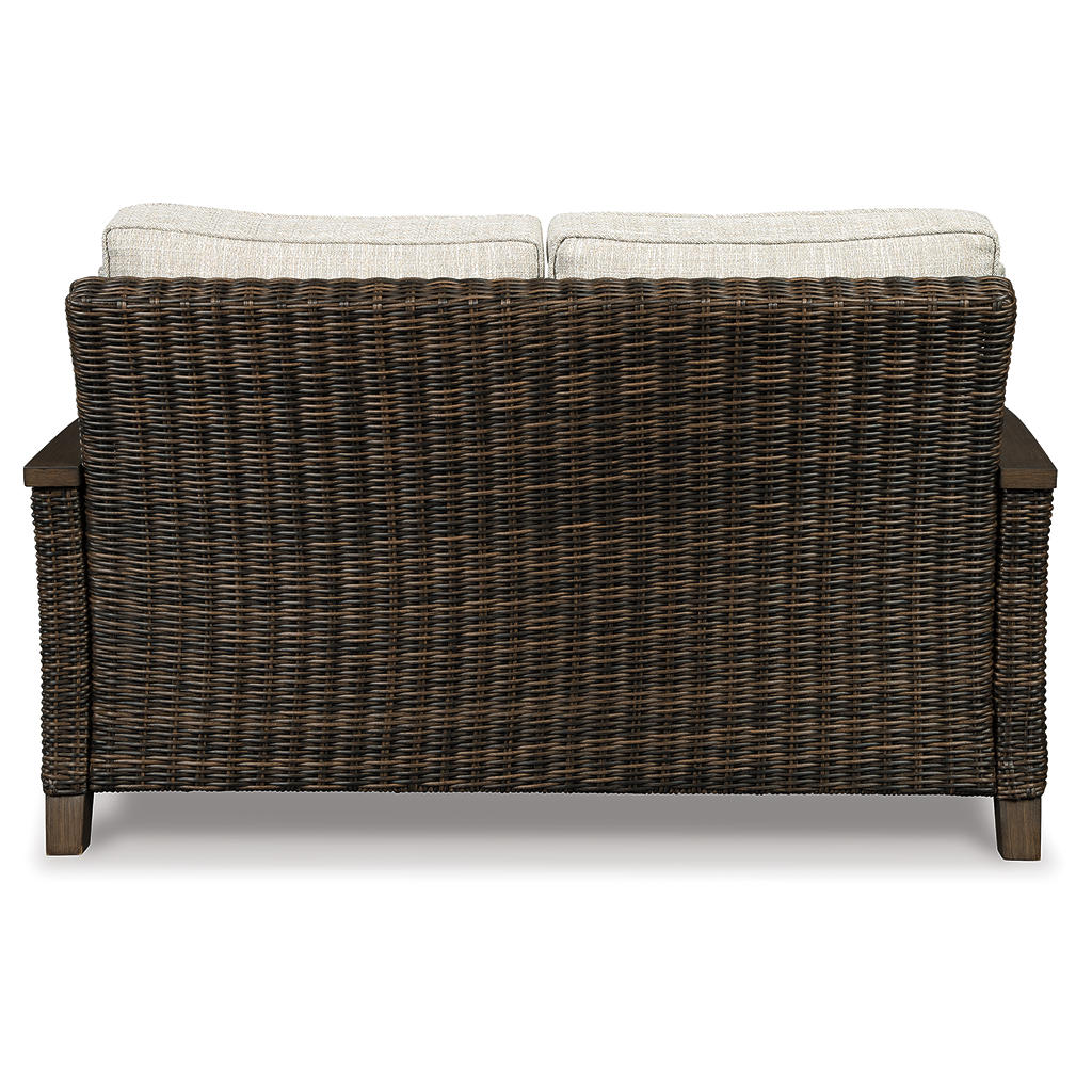 Paradise Trail Outdoor Loveseat, Fire Pit Table and 2 Lounge Chairs Signature Design by Ashley® Uncategorized