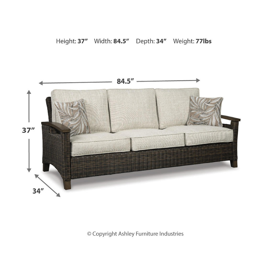Paradise Trail Sofa with Cushion Signature Design by Ashley® Outdoor