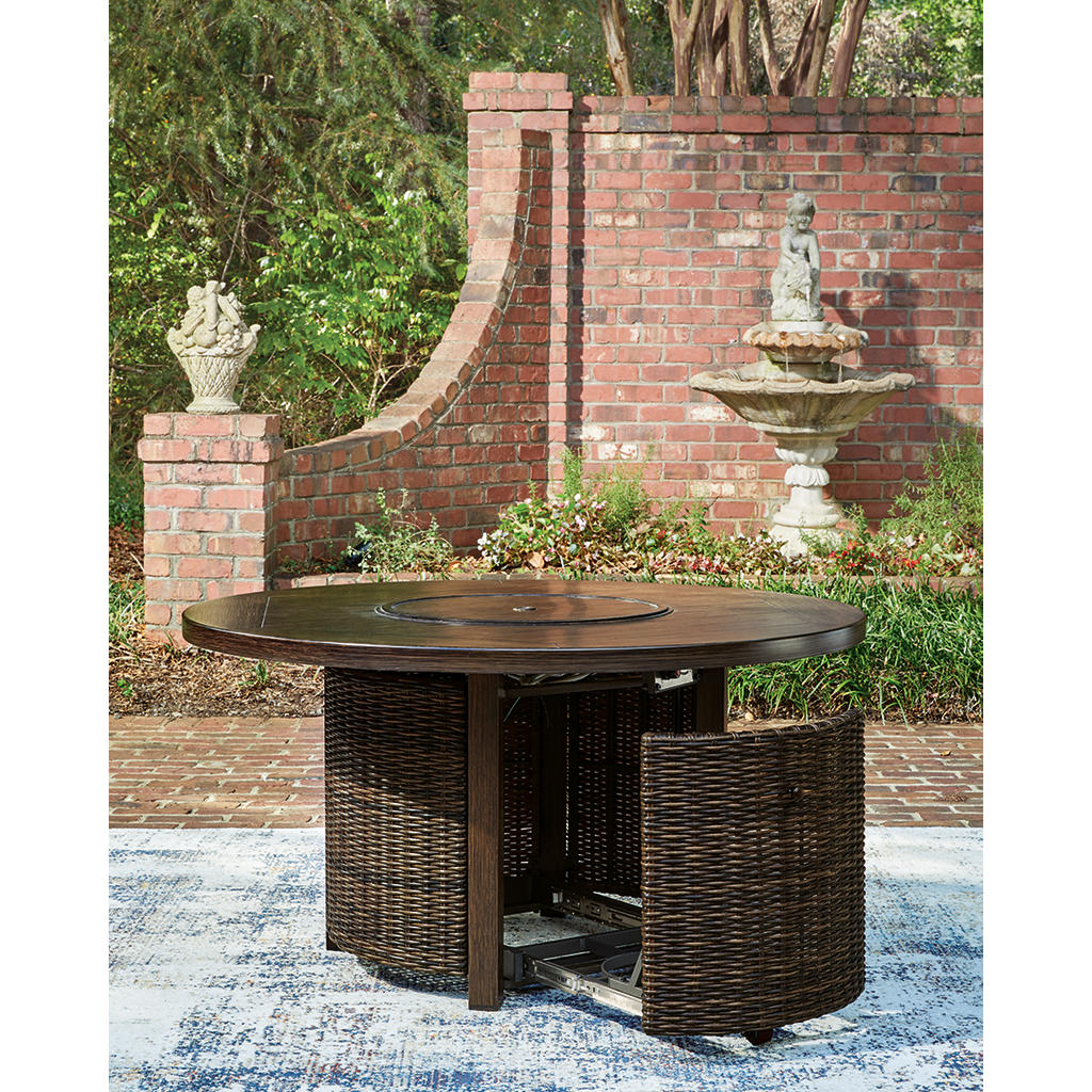 Monterey Point Outdoor Fire Pit Table Signature Design by Ashley® Tables