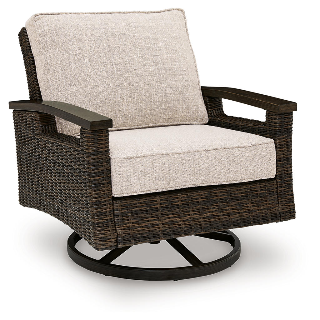 Monterey Point Outdoor Swivel Lounge Chair (Set of 2) Signature Design by Ashley® Outdoor