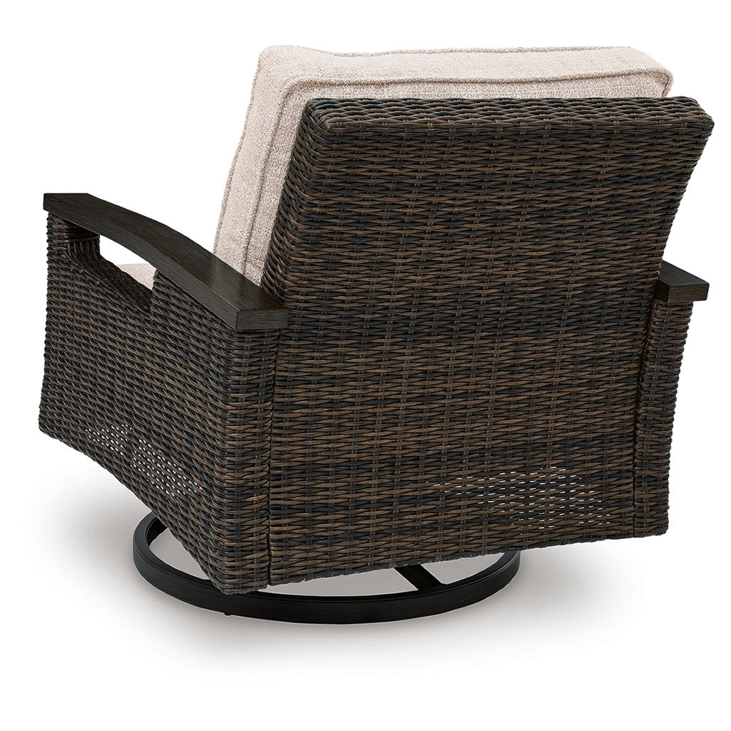 Monterey Point Outdoor Swivel Lounge Chair (Set of 2) Signature Design by Ashley® Outdoor