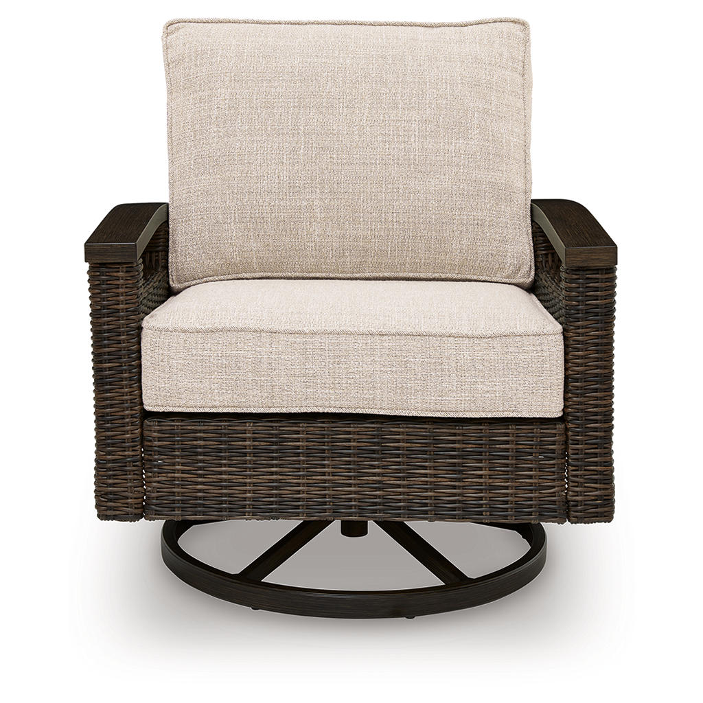 Monterey Point Outdoor Swivel Lounge Chair (Set of 2) Signature Design by Ashley® Outdoor
