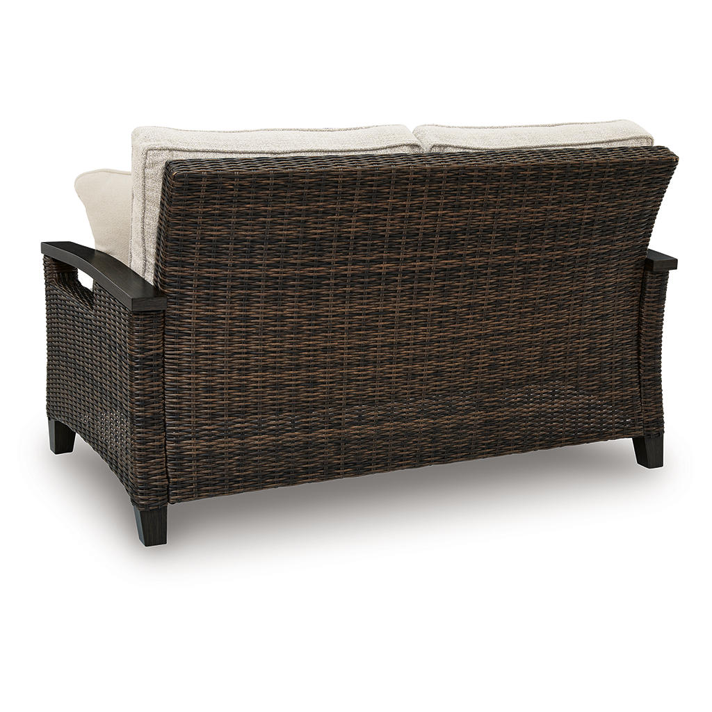 Monterey Point Outdoor Loveseat with Cushion Signature Design by Ashley® Outdoor