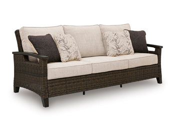 Monterey Point Outdoor Sofa with Cushion Signature Design by Ashley® Outdoor