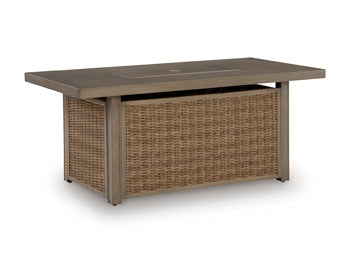 Laguna Heights Outdoor Fire Pit Table Signature Design by Ashley® Outdoor