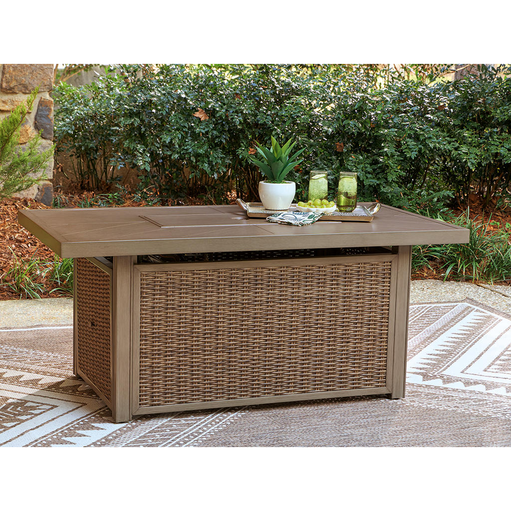 Laguna Heights Outdoor Fire Pit Table Signature Design by Ashley® Outdoor