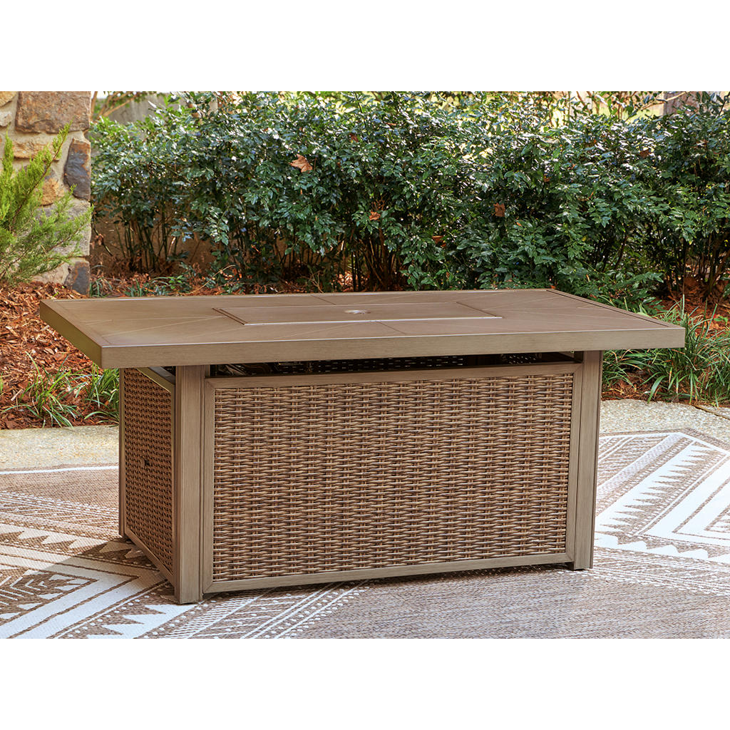 Laguna Heights Outdoor Fire Pit Table Signature Design by Ashley® Outdoor
