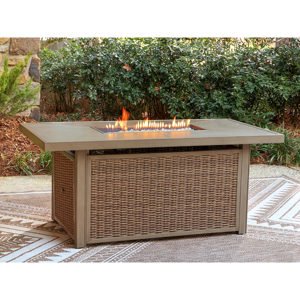 Laguna Heights Outdoor Fire Pit Table Signature Design by Ashley® Outdoor