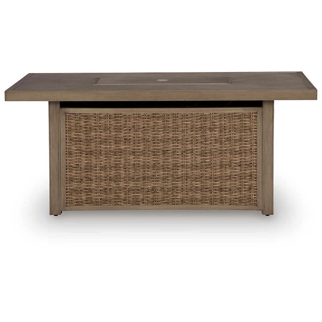 Laguna Heights Outdoor Fire Pit Table Signature Design by Ashley® Outdoor