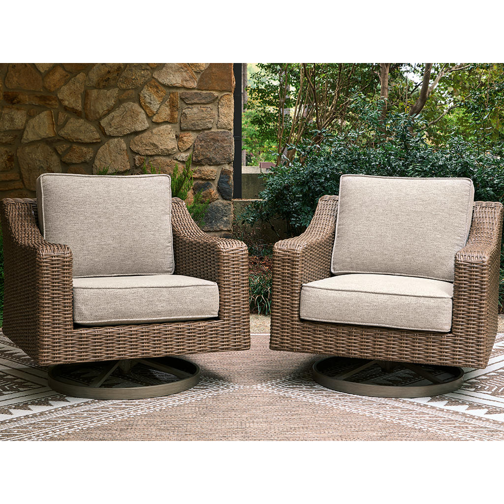 Laguna Heights Swivel Lounge with Cushion Signature Design by Ashley® Outdoor