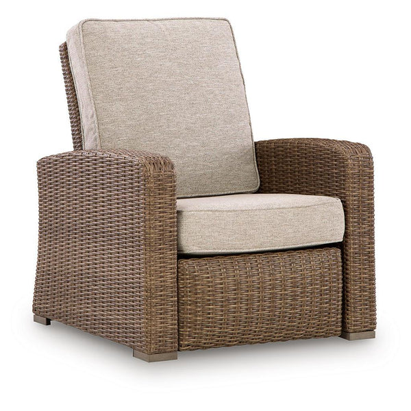 Laguna Heights Outdoor Recliner — Beige Signature Design by Ashley® Outdoor