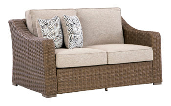 Laguna Heights Outdoor Loveseat with Cushion Signature Design by Ashley® Outdoor