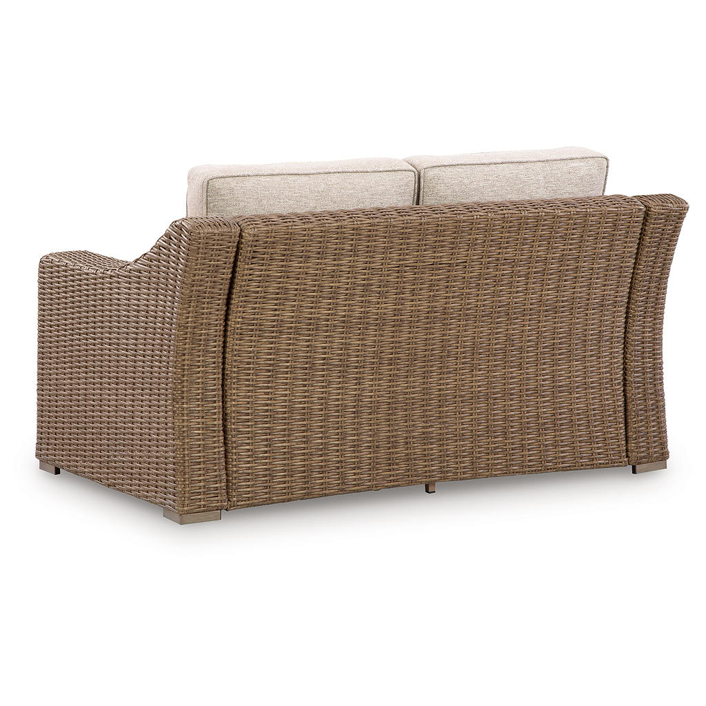 Laguna Heights Outdoor Loveseat with Cushion Signature Design by Ashley® Outdoor