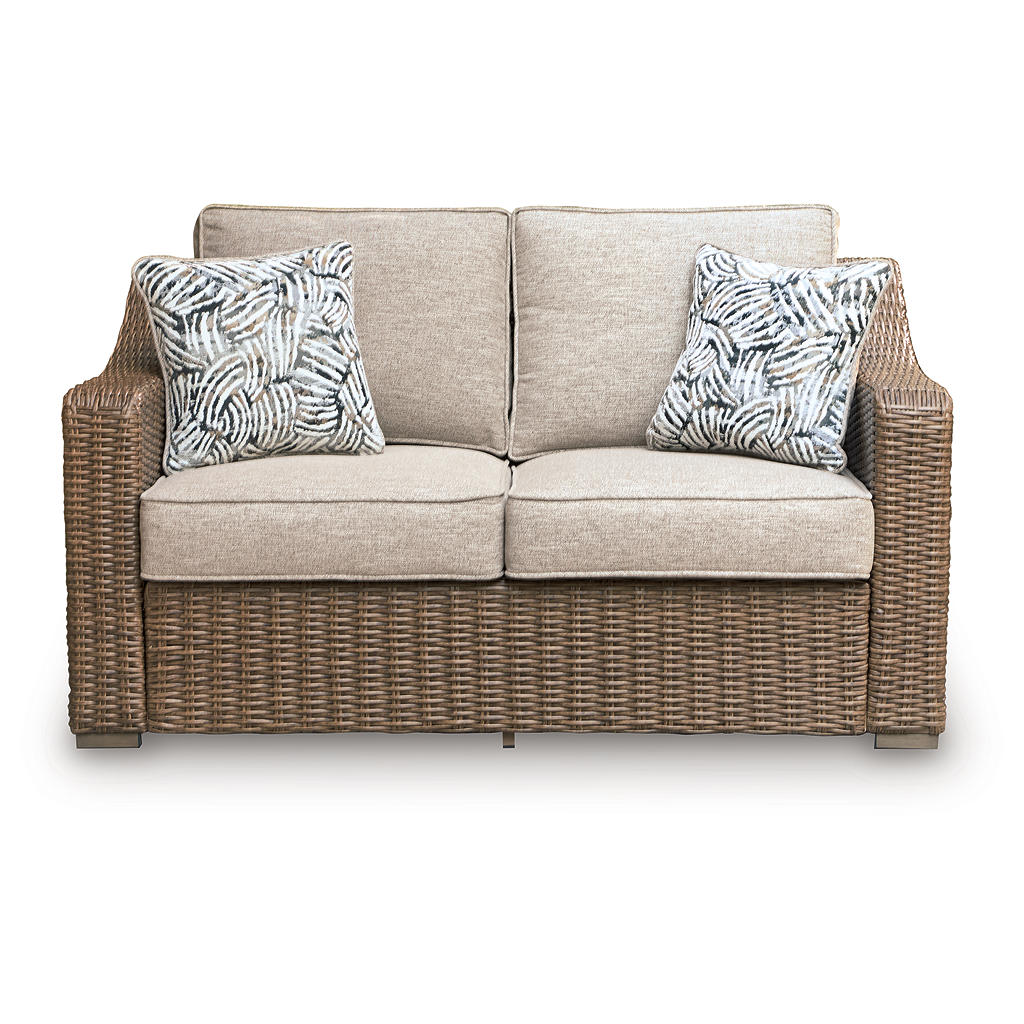Laguna Heights Outdoor Loveseat with Cushion Signature Design by Ashley® Outdoor
