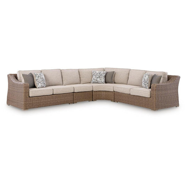 Laguna Heights P2 Outdoor Sectional — Beige Signature Design by Ashley® Outdoor