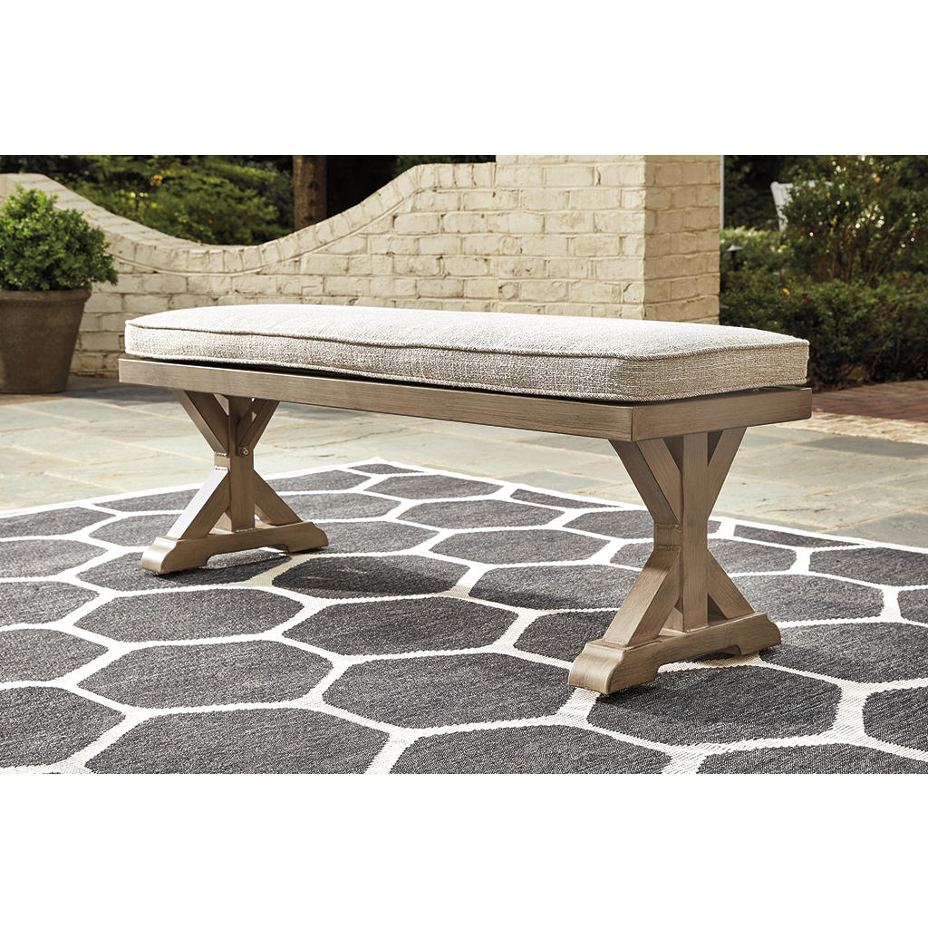 Beachcroft 4-Piece Outdoor Sectional, 2 Arm Chairs, Lounge Chair and Bench Signature Design by Ashley® Uncategorized