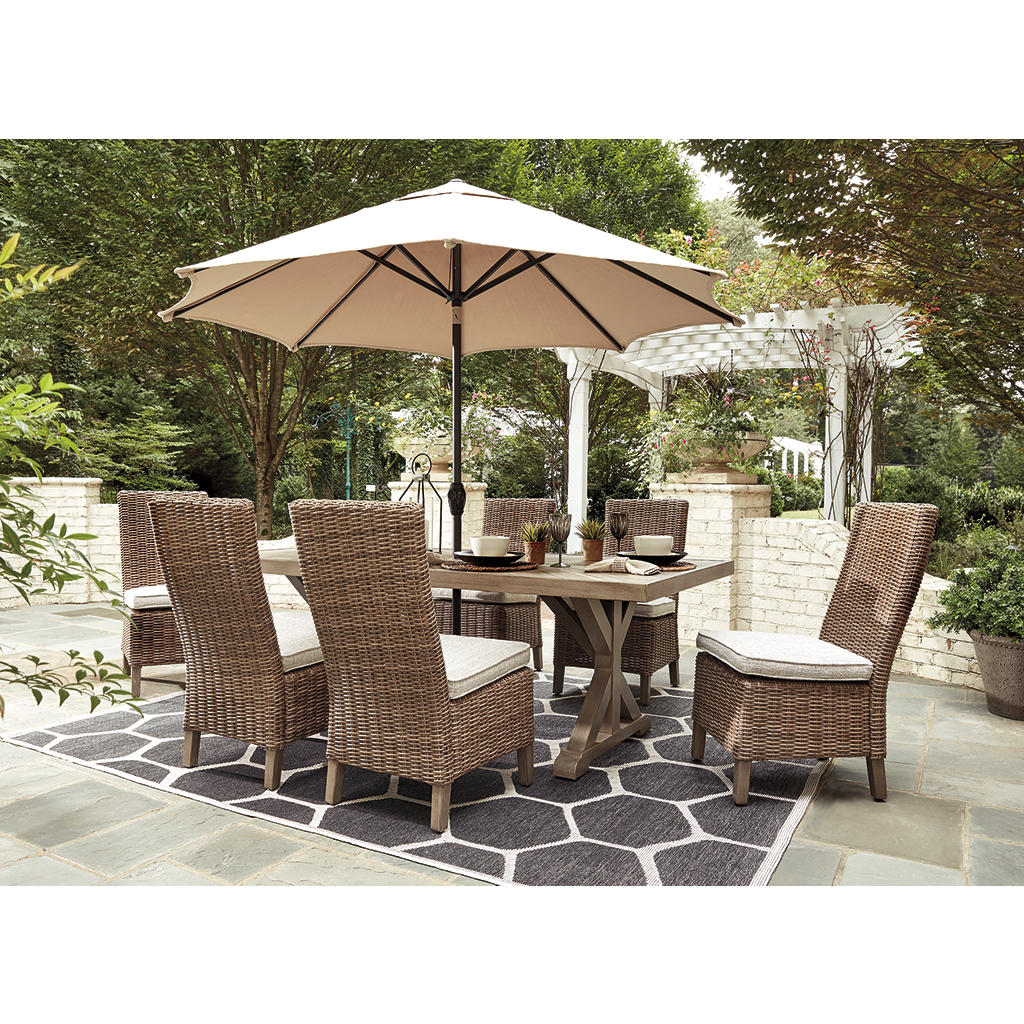 Beachcroft Outdoor Dining Table with 6 Chairs Signature Design by Ashley® Uncategorized