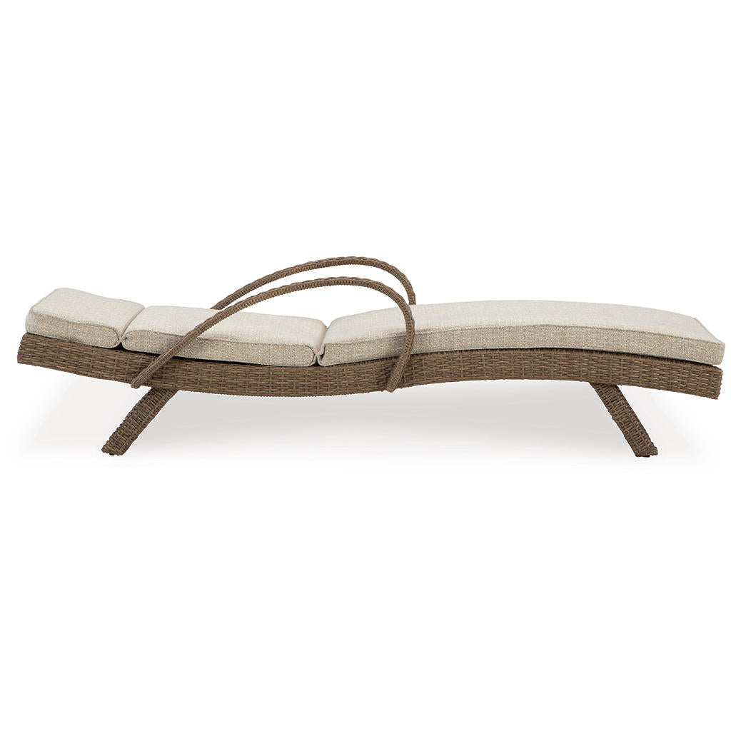 Beachcroft Outdoor Chaise Lounge with Cushion Signature Design by Ashley® Outdoor