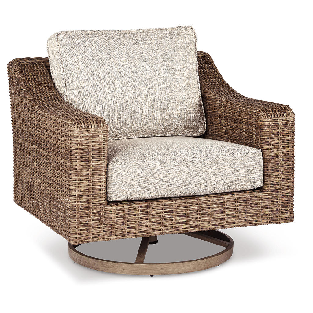 Beachcroft 4-Piece Outdoor Sectional, 2 Arm Chairs, Lounge Chair and Bench Signature Design by Ashley® Uncategorized
