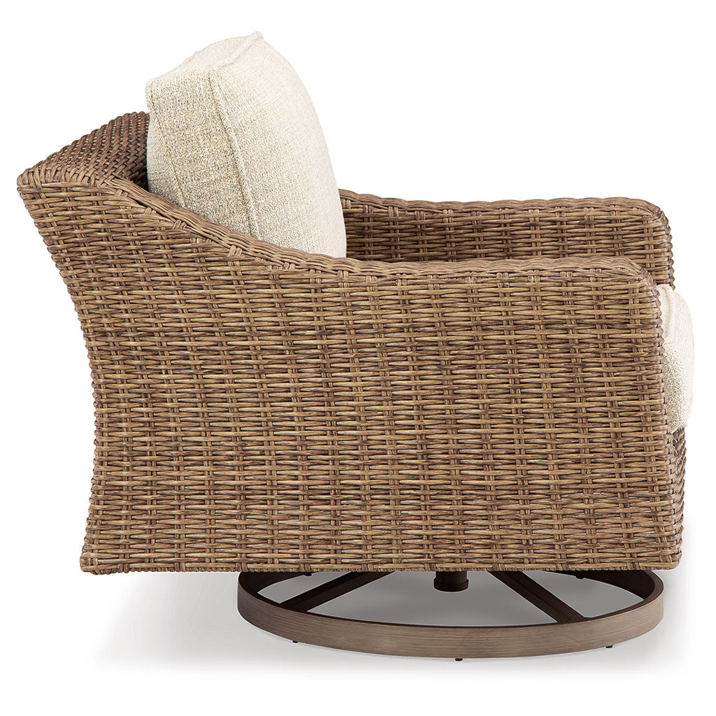 Beachcroft 4-Piece Outdoor Sectional, 2 Arm Chairs, Lounge Chair and Bench Signature Design by Ashley® Uncategorized