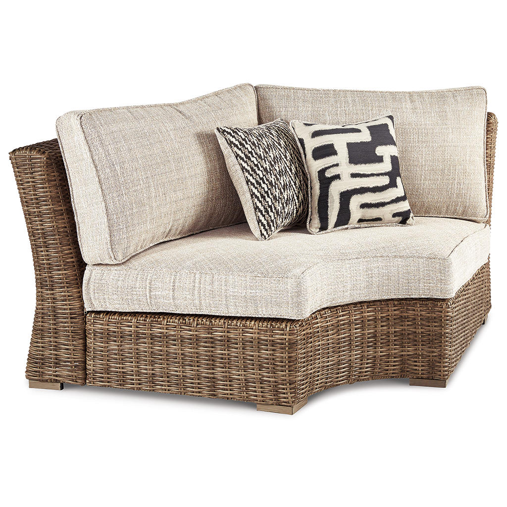 Beachcroft 4-Piece Outdoor Sectional, 2 Arm Chairs, Lounge Chair and Bench Signature Design by Ashley® Uncategorized