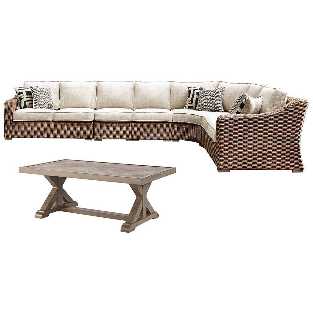 Beachcroft 5-Piece Outdoor Sectional with Coffee Table Ashley® Uncategorized