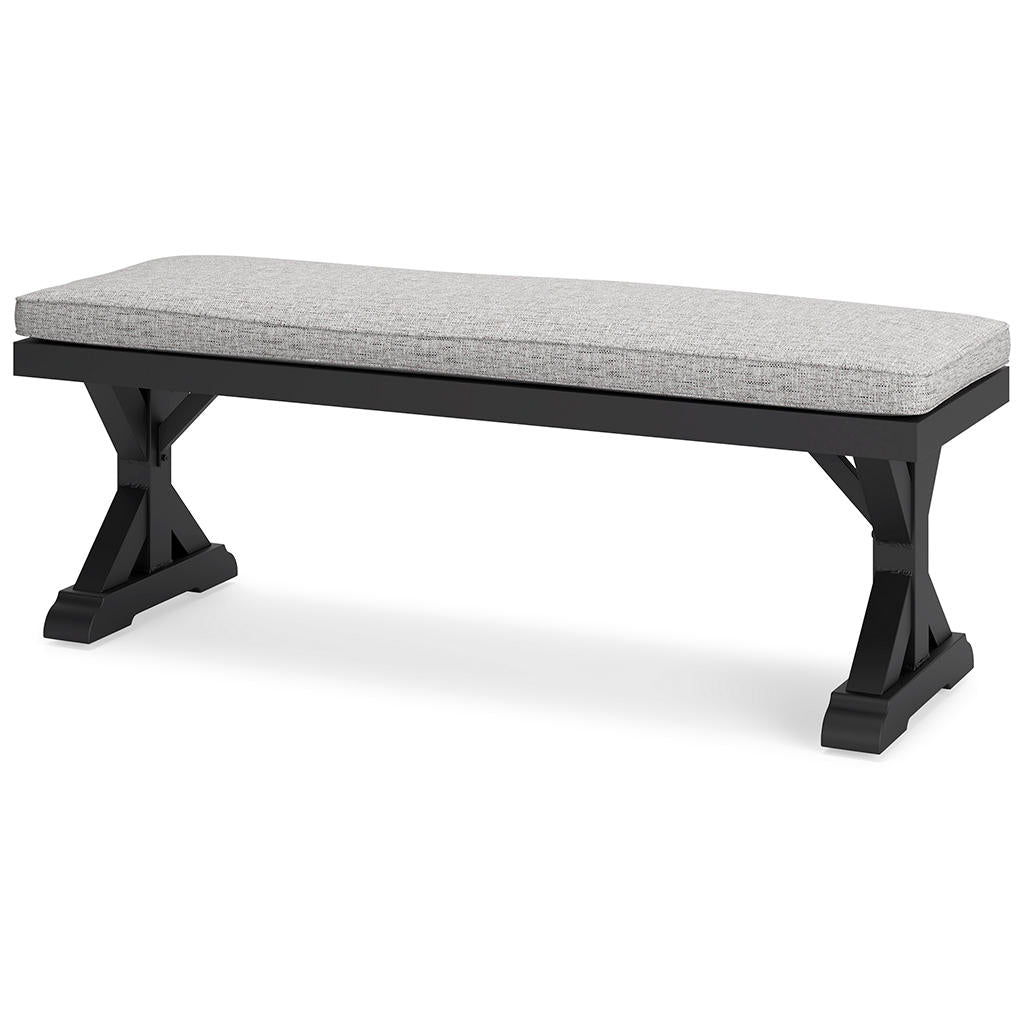 Beachcroft Outdoor Dining Table, 4 Chairs and Bench Signature Design by Ashley® Uncategorized