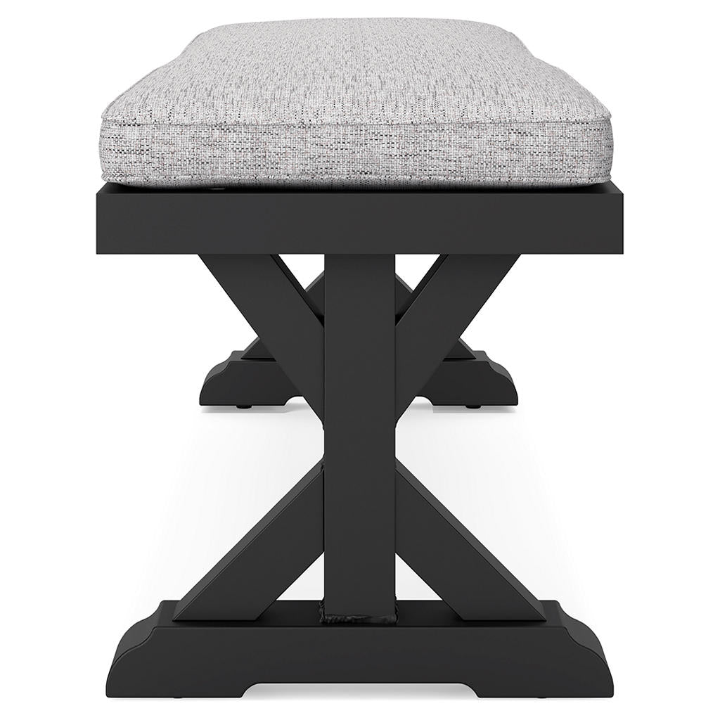 Beachcroft Outdoor Dining Table, 4 Chairs and Bench Signature Design by Ashley® Uncategorized