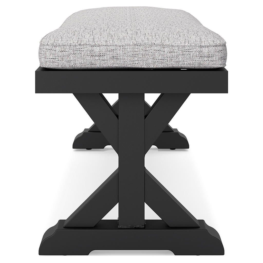 Beachcroft Outdoor Dining Table, 4 Chairs and Bench Signature Design by Ashley® Uncategorized