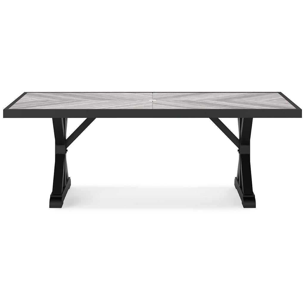 Beachcroft Outdoor Dining Table, 4 Chairs and Bench Signature Design by Ashley® Uncategorized