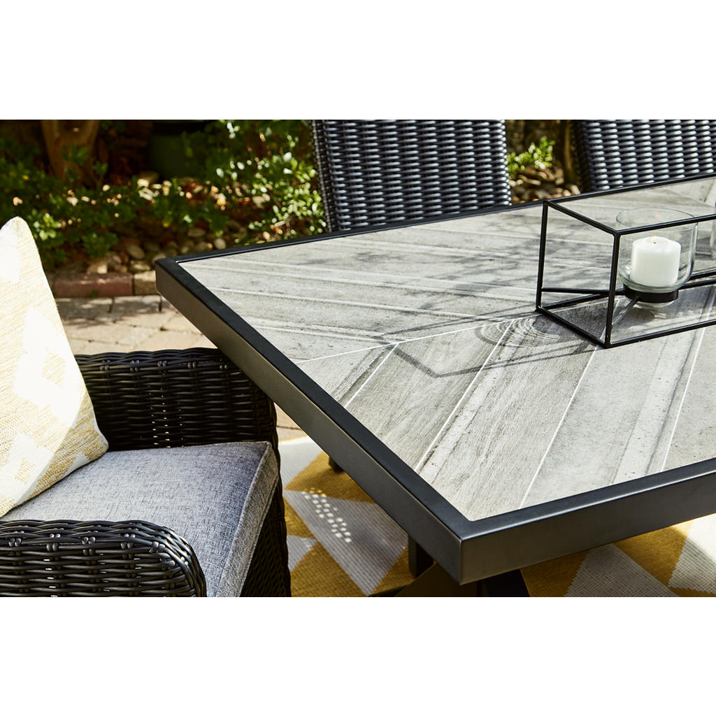 Beachcroft Outdoor Dining Table, 4 Chairs and Bench Signature Design by Ashley® Uncategorized