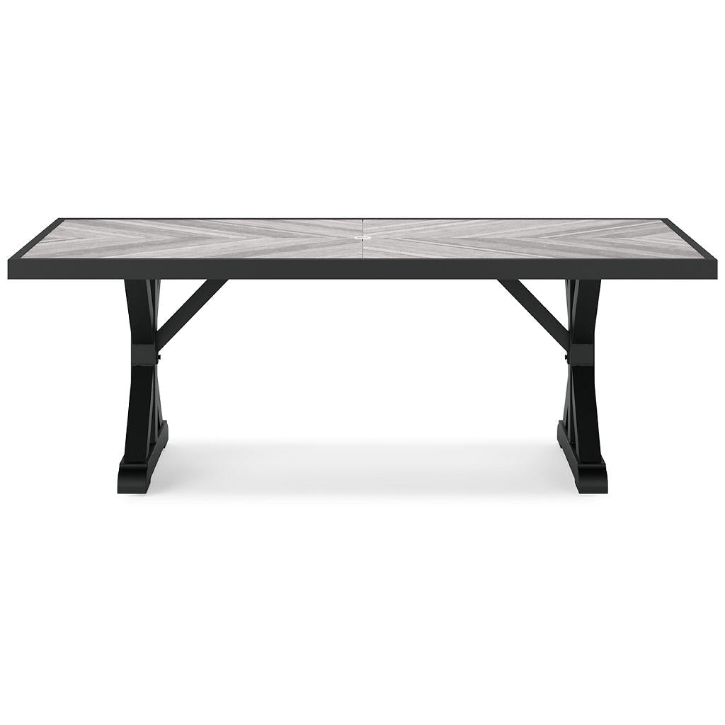 Beachcroft Outdoor Dining Table, 4 Chairs and Bench Signature Design by Ashley® Uncategorized