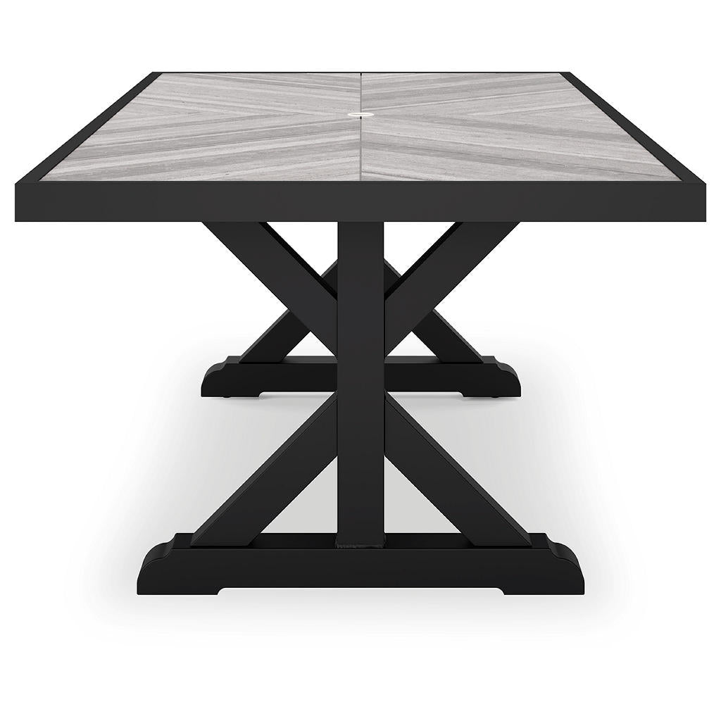 Beachcroft Outdoor Dining Table, 4 Chairs and Bench Signature Design by Ashley® Uncategorized