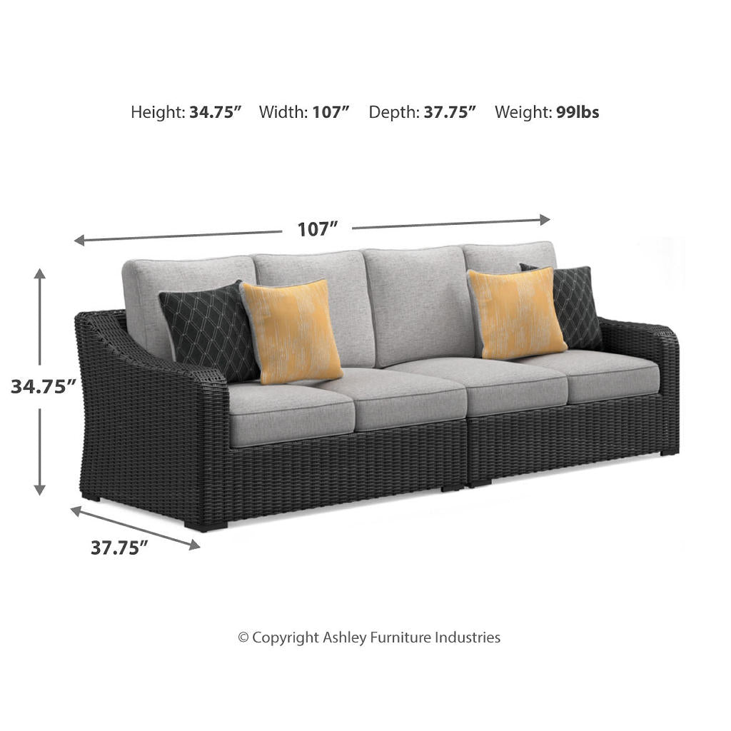 Beachcroft 5-Piece Outdoor Sectional Signature Design by Ashley® Outdoor