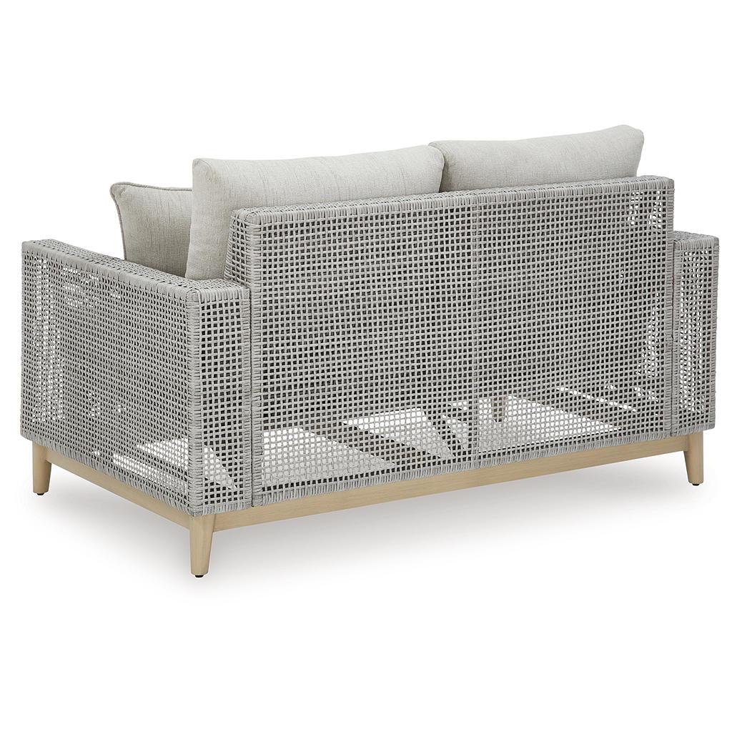 Seton Creek Outdoor Loveseat with Cushion — Nuvella+ Signature Design by Ashley® Outdoor