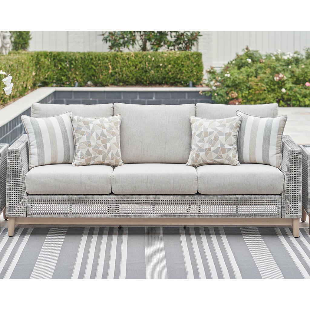 Seton Creek Outdoor Sofa with Cushion — Nuvella+ Signature Design by Ashley® Outdoor