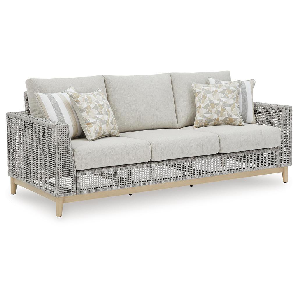 Seton Creek Outdoor Sofa with Cushion — Nuvella+ Signature Design by Ashley® Outdoor