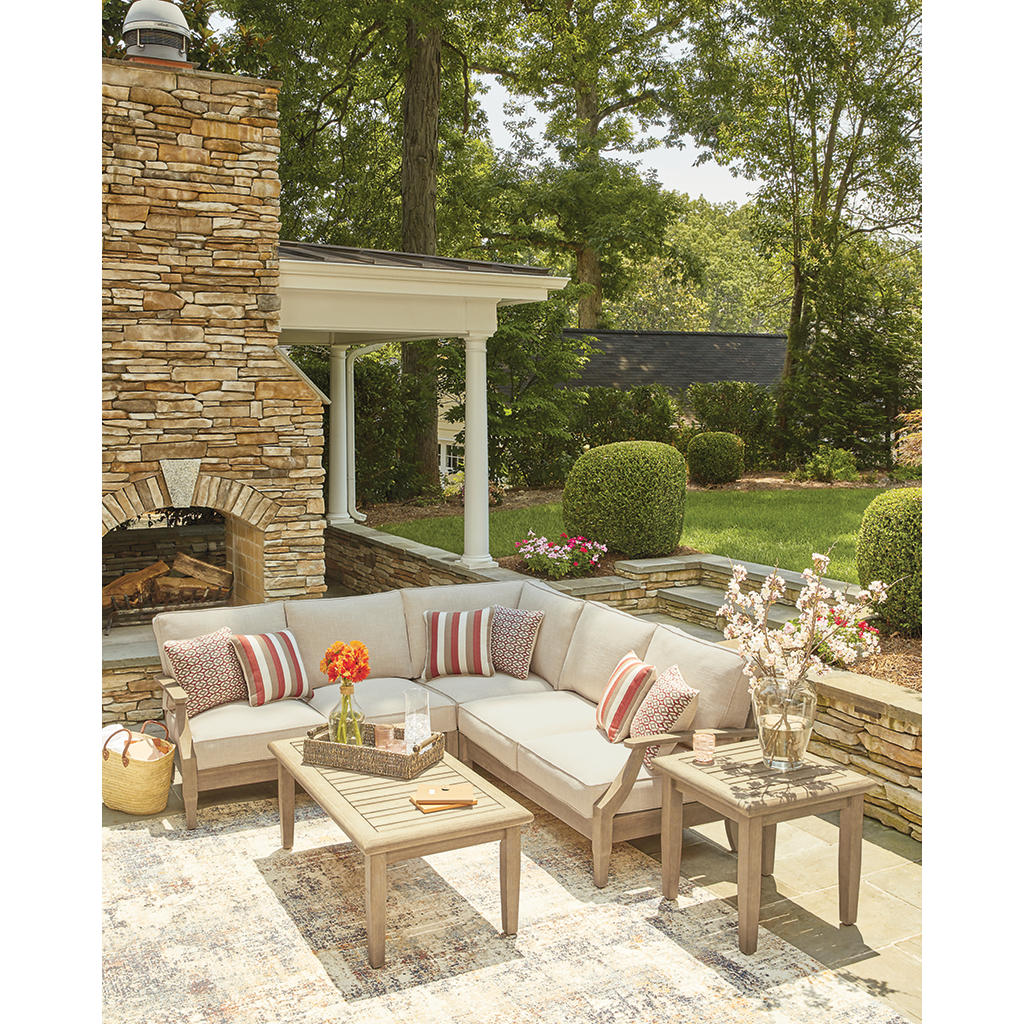 Clare View 3-Piece Outdoor Sectional Signature Design by Ashley® Outdoor