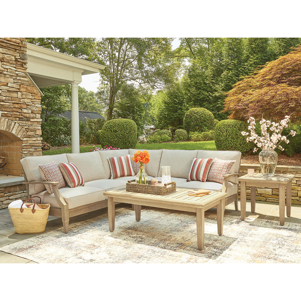 Clare View 3-Piece Outdoor Sectional Signature Design by Ashley® Outdoor