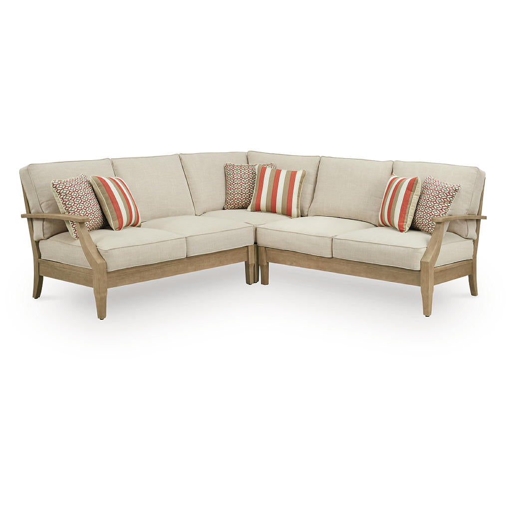 Clare View 3-Piece Outdoor Sectional Signature Design by Ashley® Outdoor