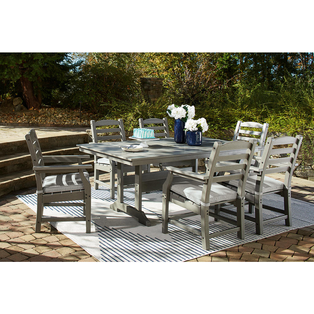 Visola Outdoor Dining Table with 6 Chairs Signature Design by Ashley® Uncategorized