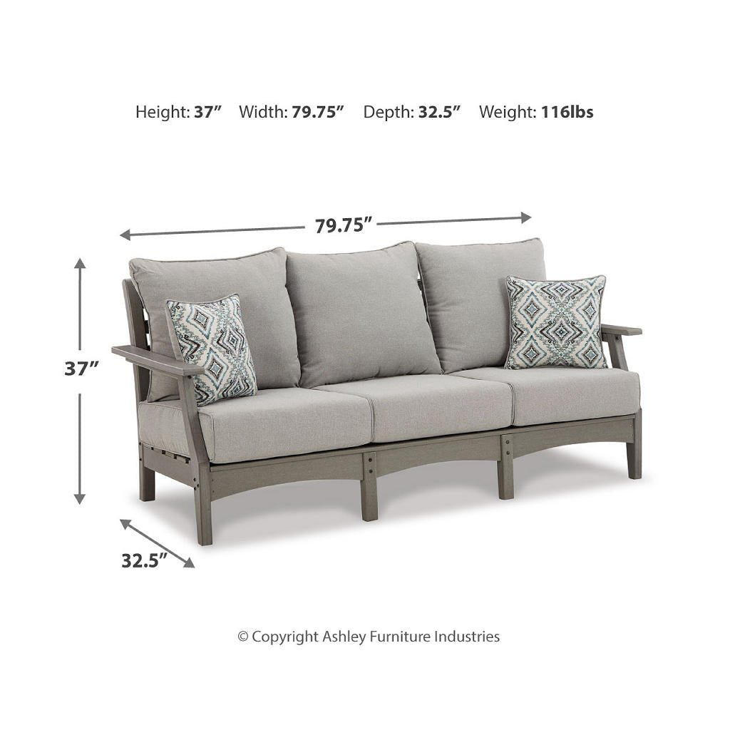 Visola Outdoor Sofa with Cushion Signature Design by Ashley® Outdoor