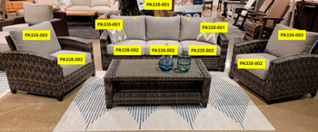 Oasis Court Seat Cushion Signature Design by Ashley® Component Skus