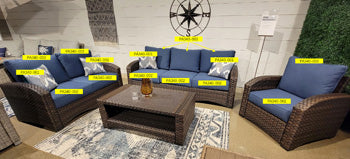 Windglow Seat Cushion Signature Design by Ashley® Component Skus