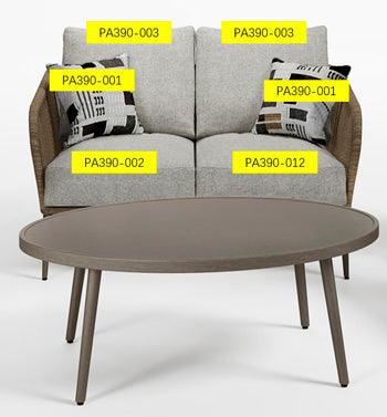 Swiss Valley Seat Cushion (002) — Outdoor Replacement Signature Design by Ashley® Component Skus