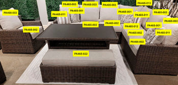 Brook Ranch Seat Cushion Signature Design by Ashley® Component Skus